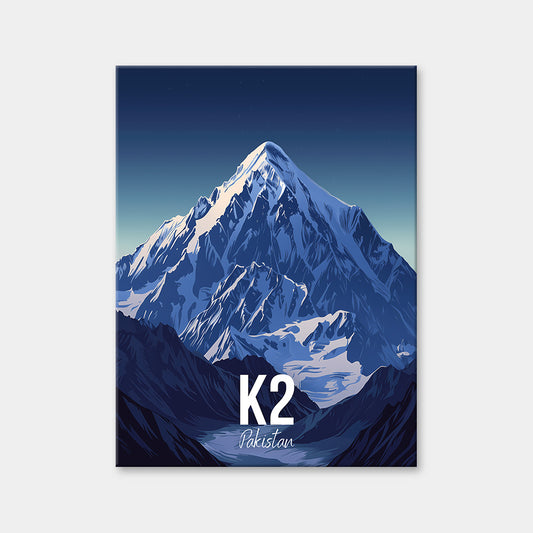 K2 Pakistan Cityscape Diamond Painting