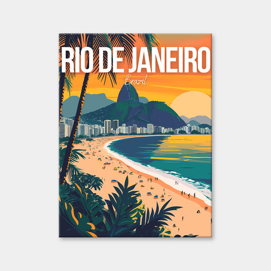 Rio de Janeiro Brazil Cityscape Diamond Painting