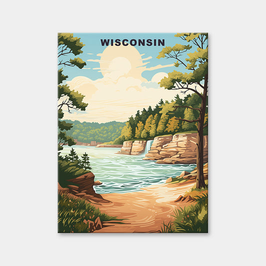 Wisconsin U.S. State Diamond Painting