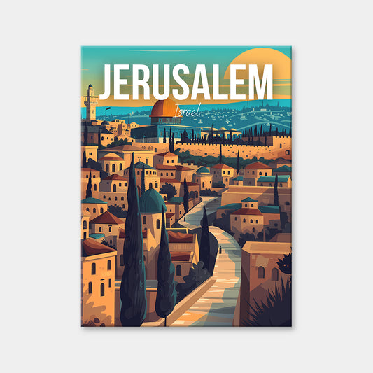 Jerusalem Israel Cityscape Diamond Painting