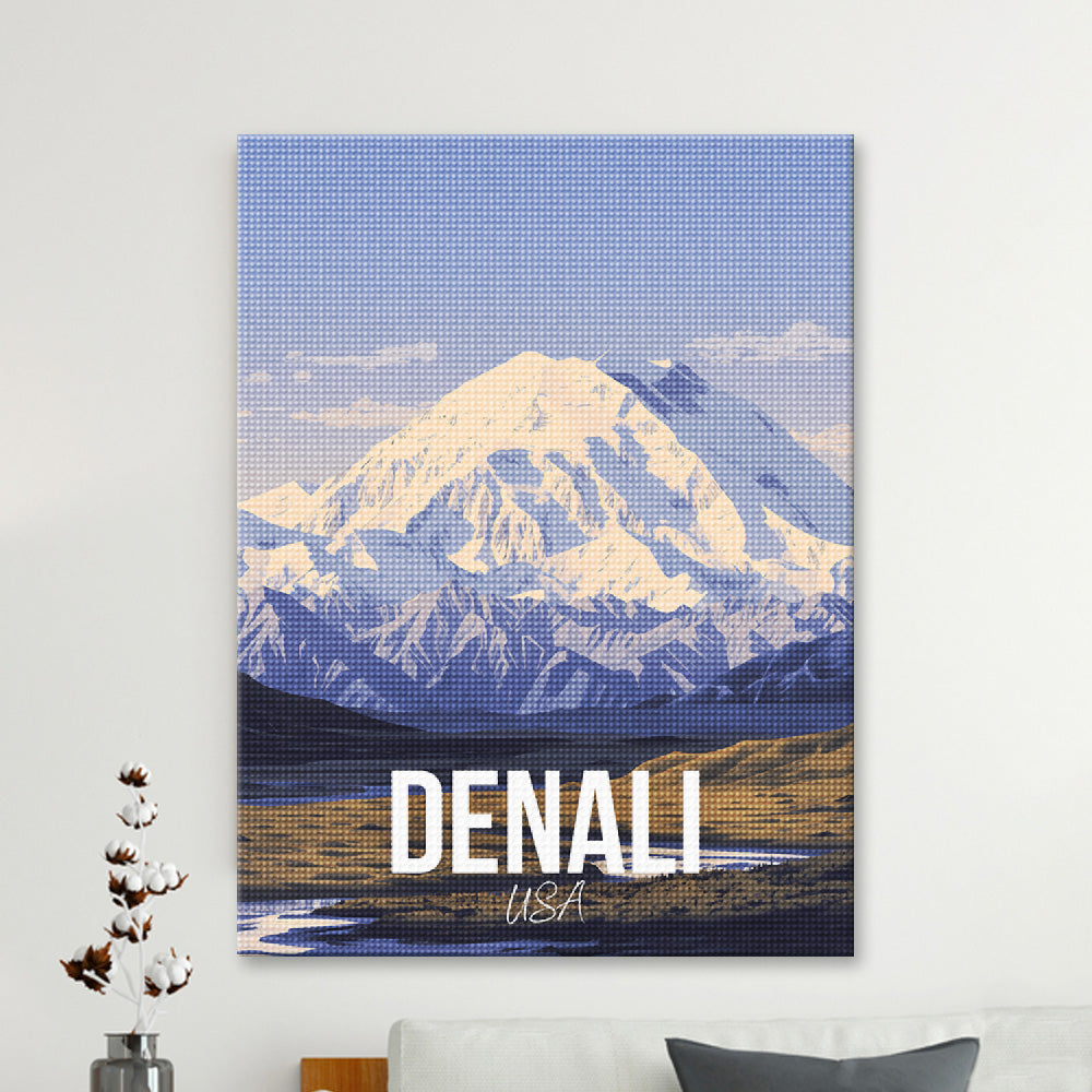 Denali USA Cityscape Diamond Painting