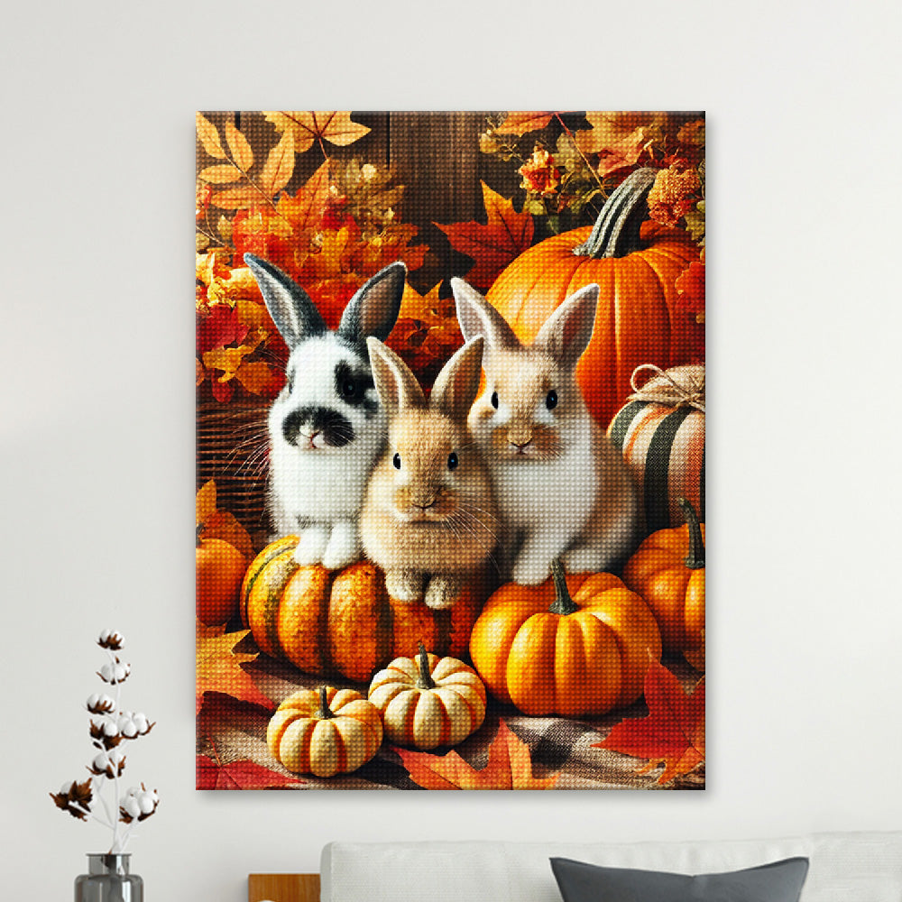 Pumpkin Patch Pals Diamond Painting