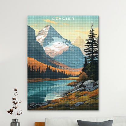 Glacier National Park Diamond Painting