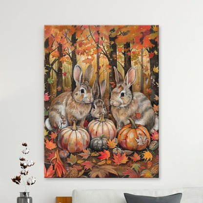 Bunny Family Diamond Painting