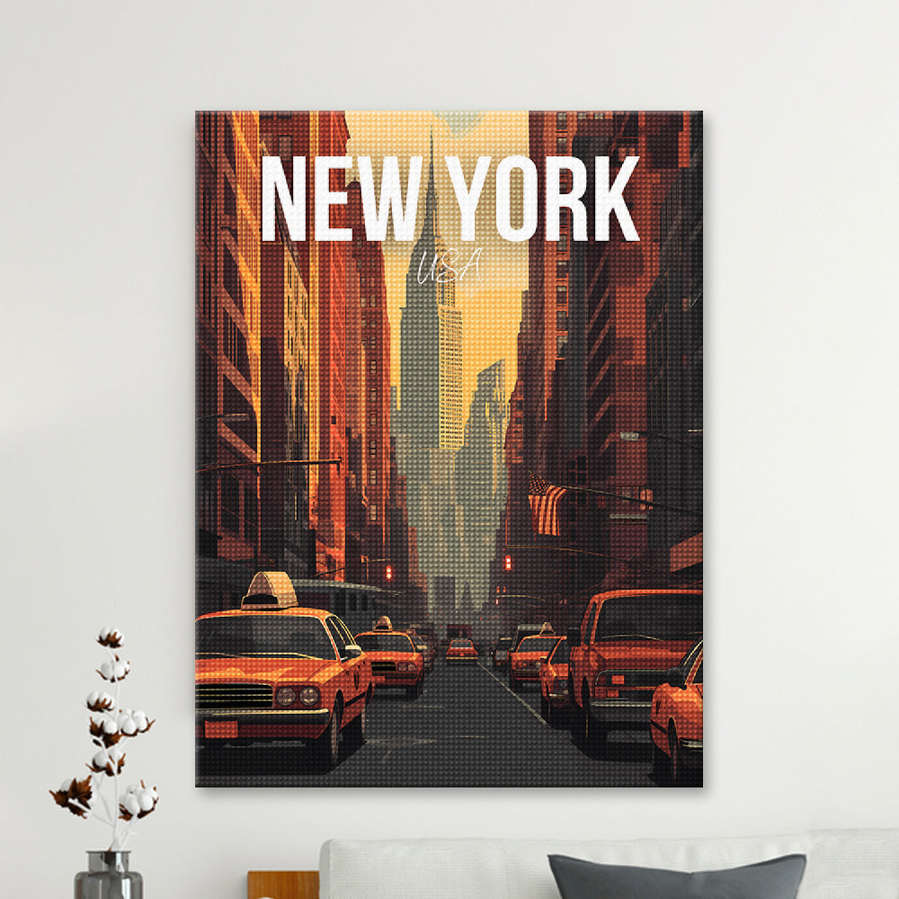 New York USA Cityscape Diamond Painting