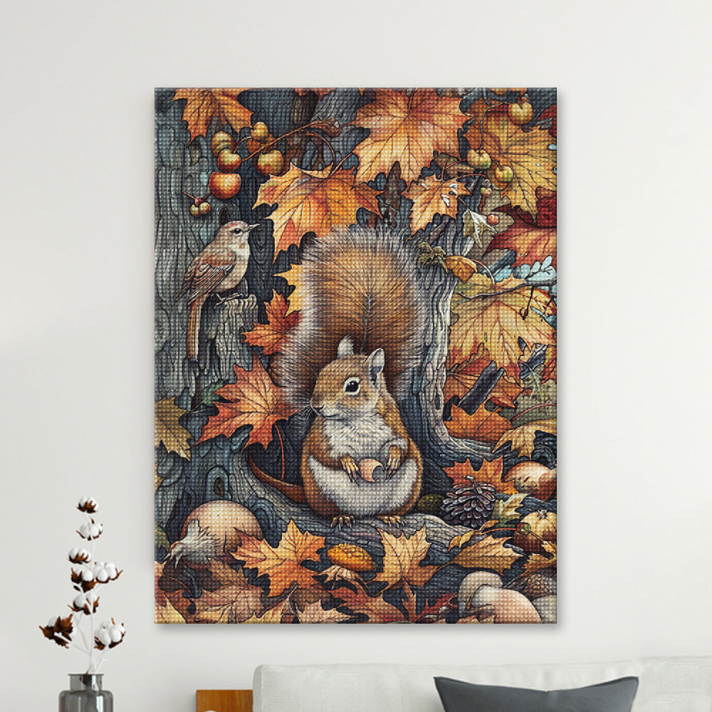 Nuts for Fall Diamond Painting