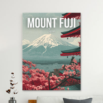 Mount Fuji Japan Cityscape Diamond Painting