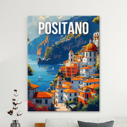 Positano Italy Cityscape Diamond Painting