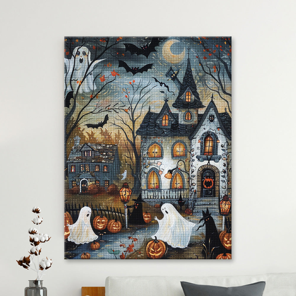 Haunted House Diamond Painting