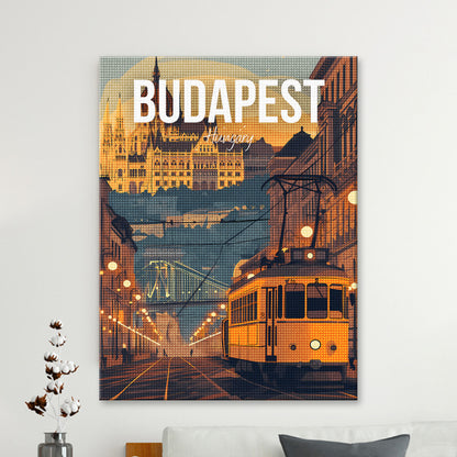 Budapest Hungary Cityscape Diamond Painting