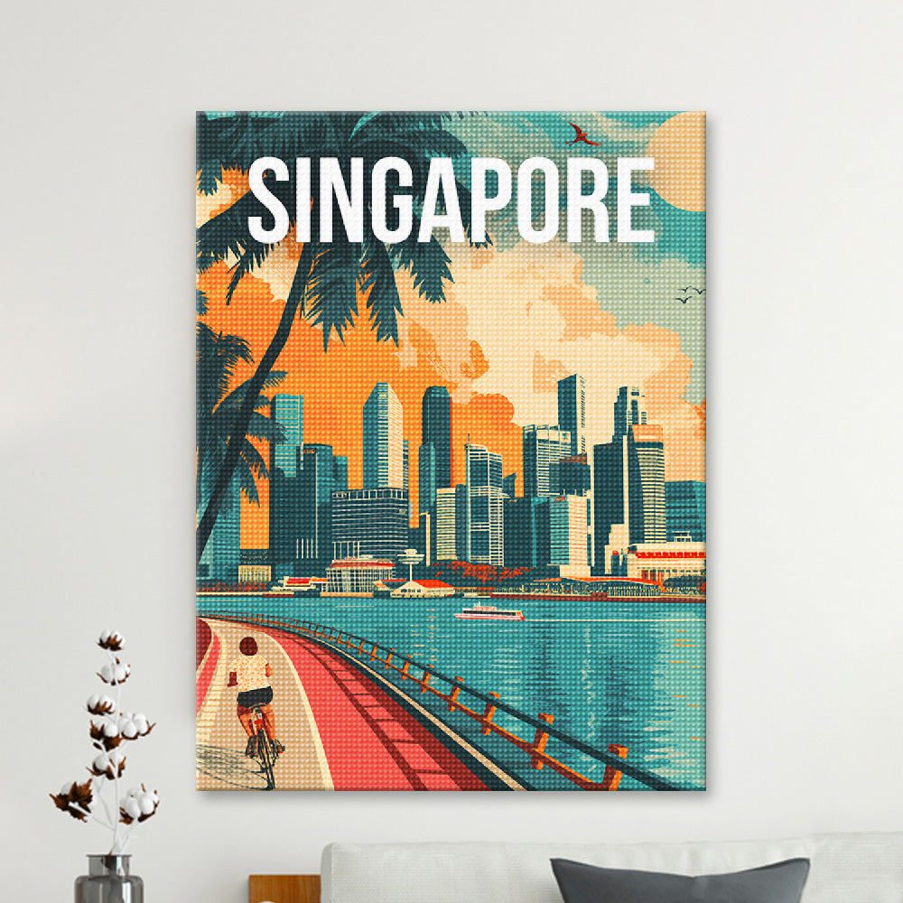 Singapore Cityscape Diamond Painting