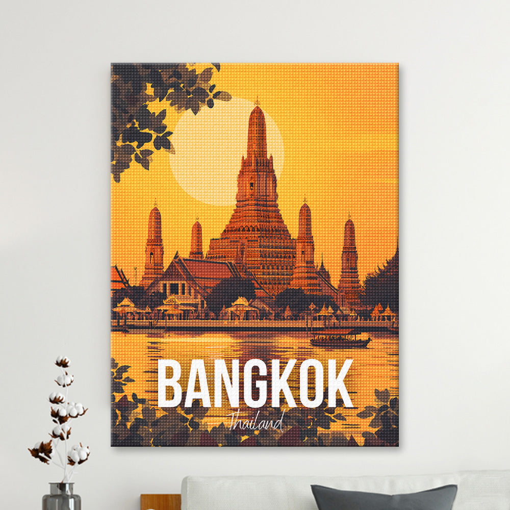 Bangkok Thailand Cityscape Diamond Painting