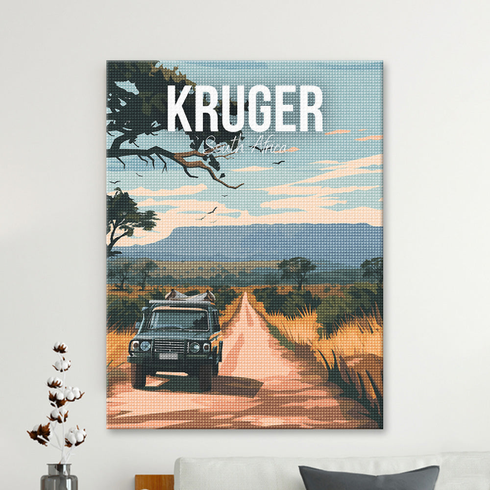 Kruger South Africa Cityscape Diamond Painting