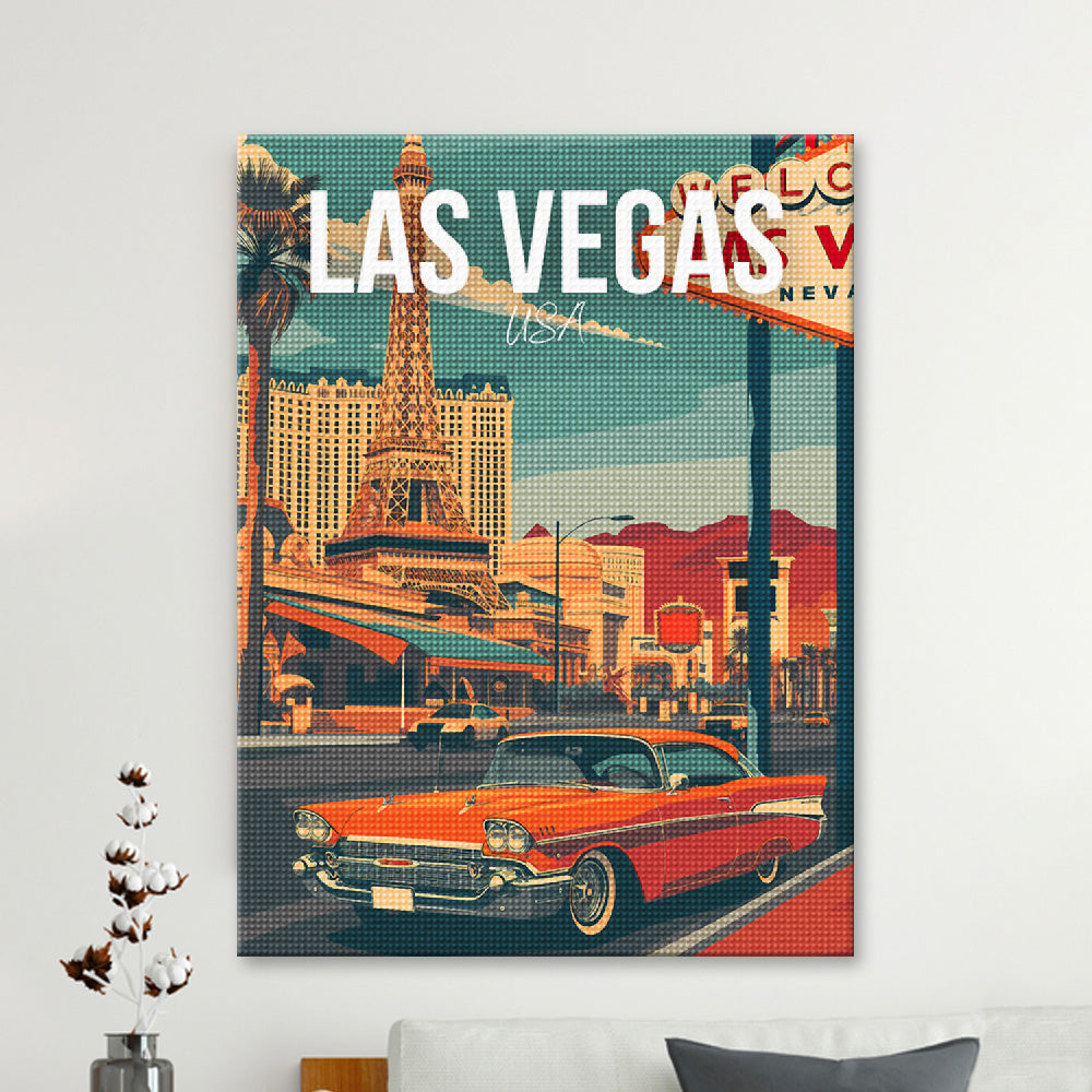 Las Vegas USA Cityscape Diamond Painting