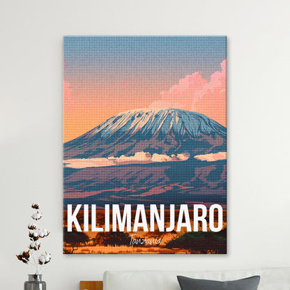 Kilimanjaro Tanzania Cityscape Diamond Painting