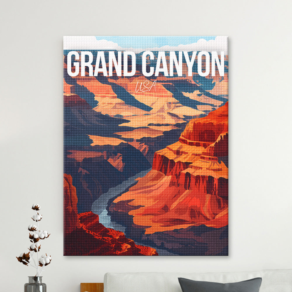 Grand Canyon USA Cityscape Diamond Painting