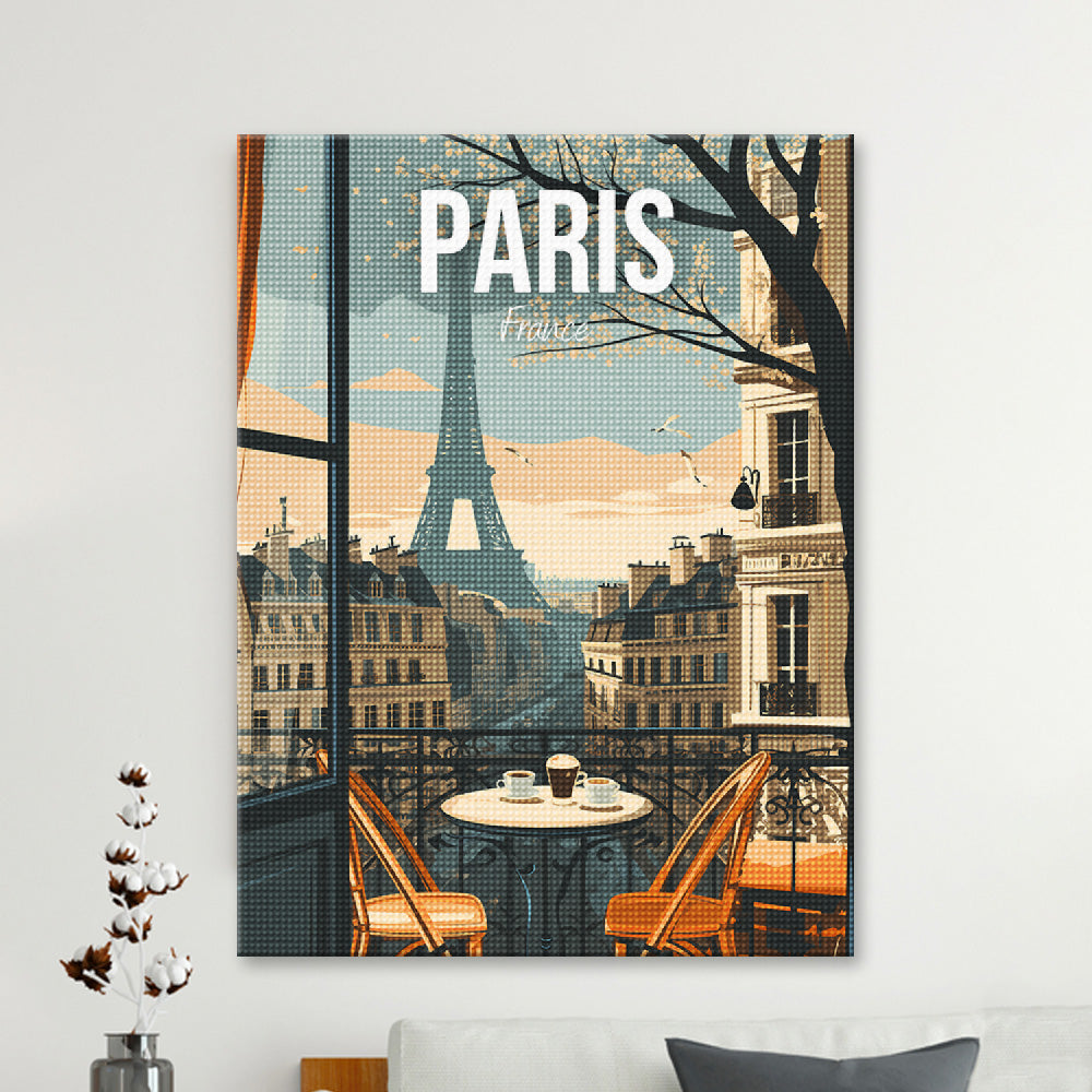 Paris France Cityscape Diamond Painting