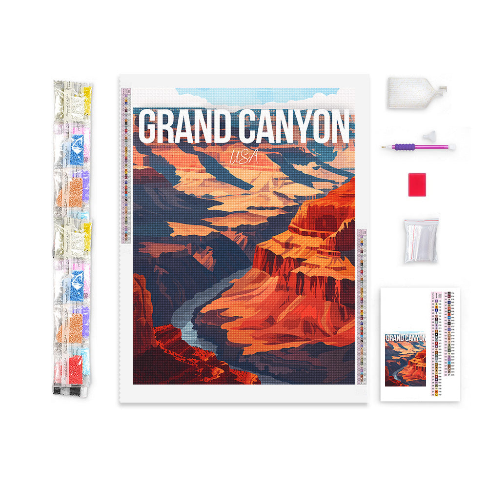 Grand Canyon USA Cityscape Diamond Painting