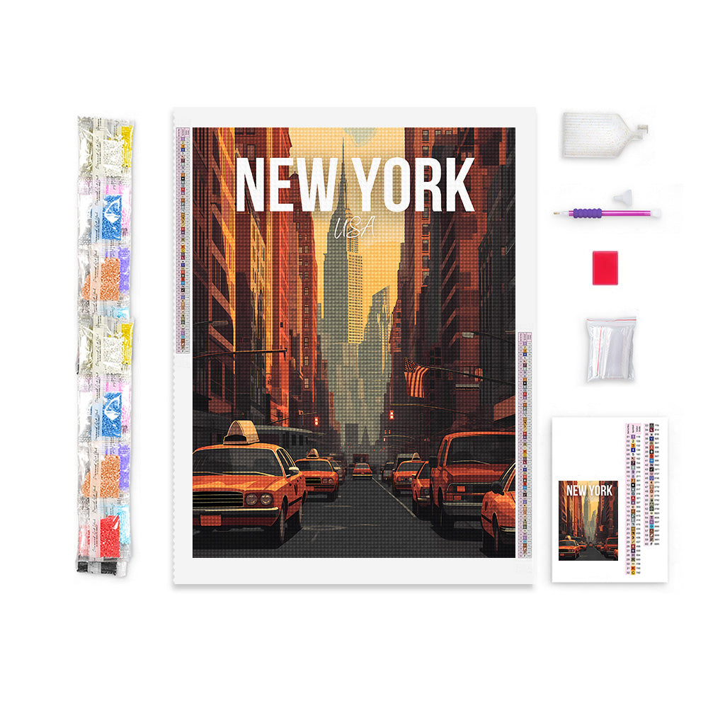 New York USA Cityscape Diamond Painting