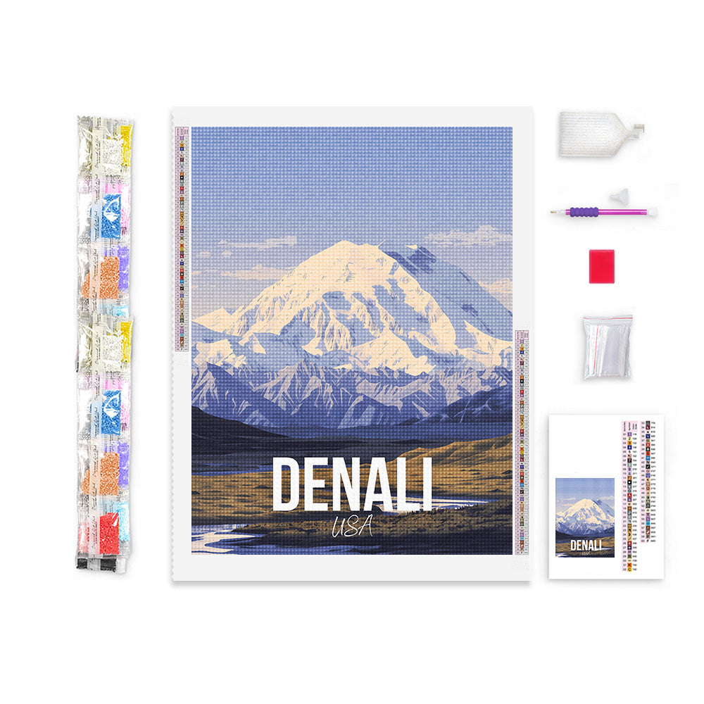 Denali USA Cityscape Diamond Painting