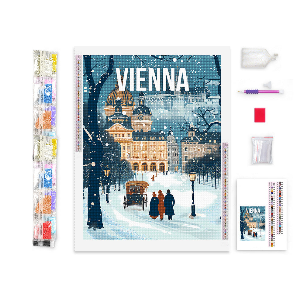 Vienna Austria Cityscape Diamond Painting