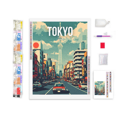 Tokyo Japan Cityscape Diamond Painting