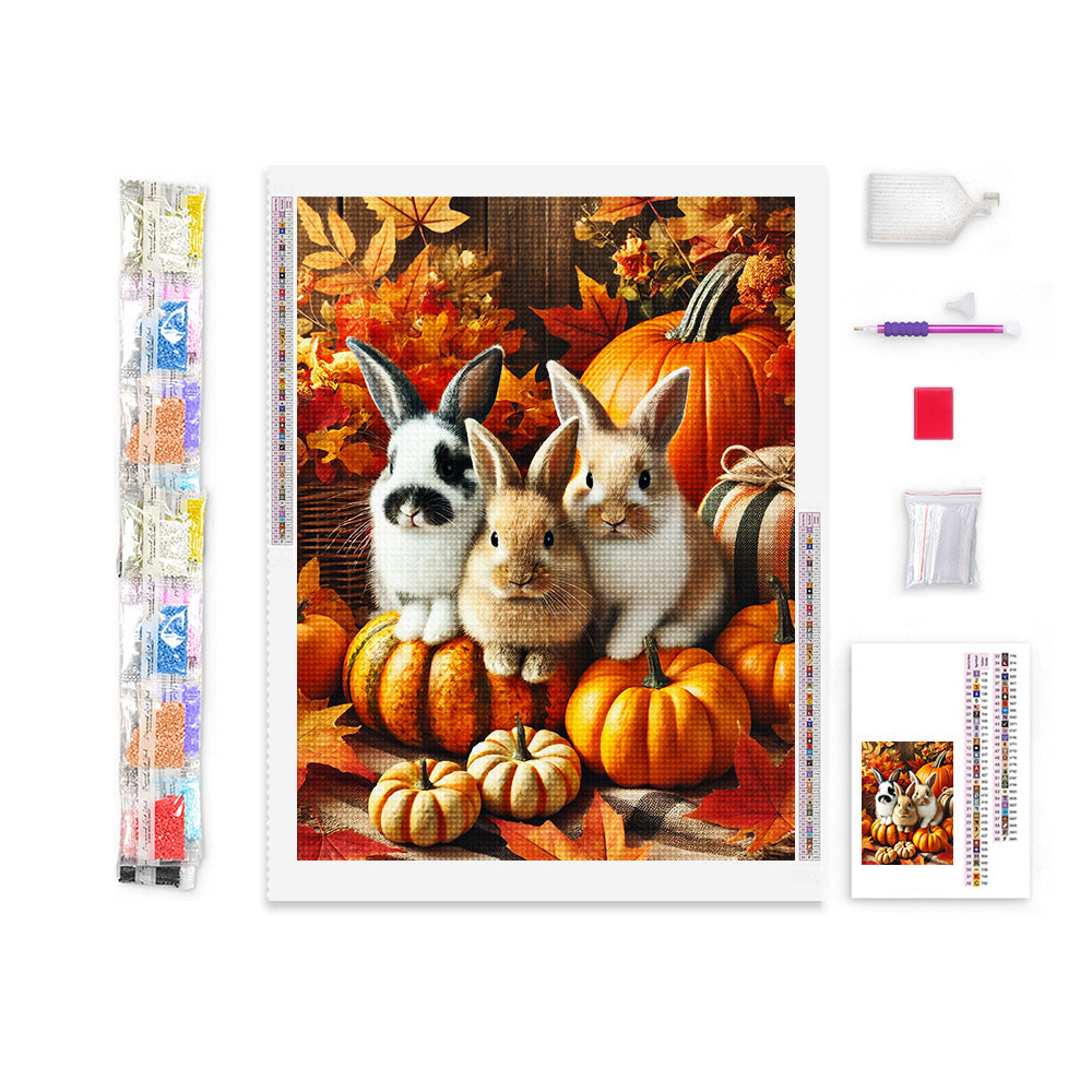 Pumpkin Patch Pals Diamond Painting