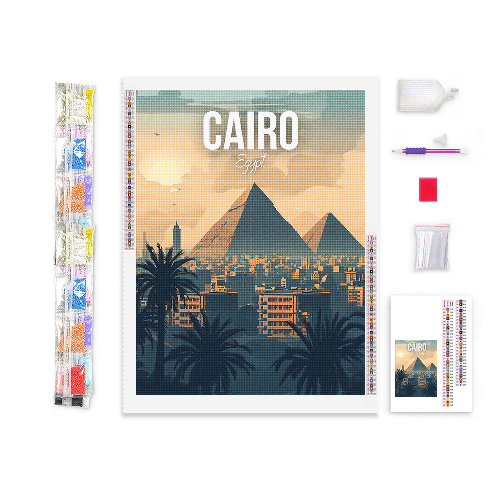 Cairo Egypt Cityscape Diamond Painting