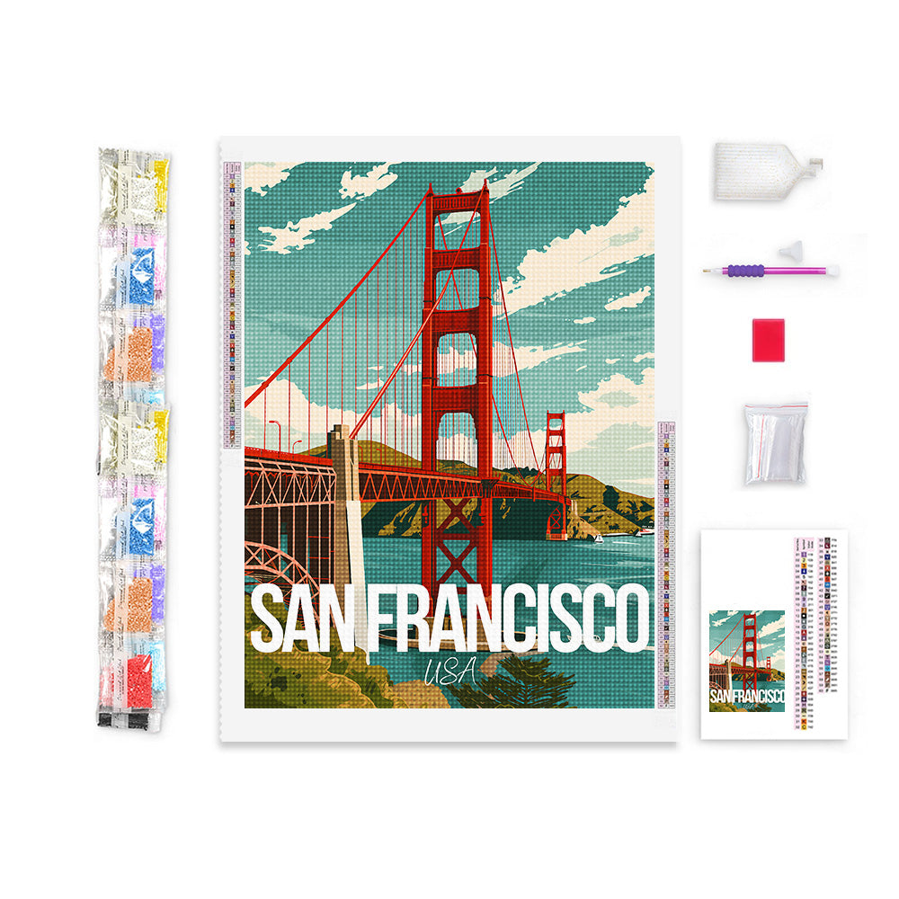 San Francisco USA Cityscape Diamond Painting