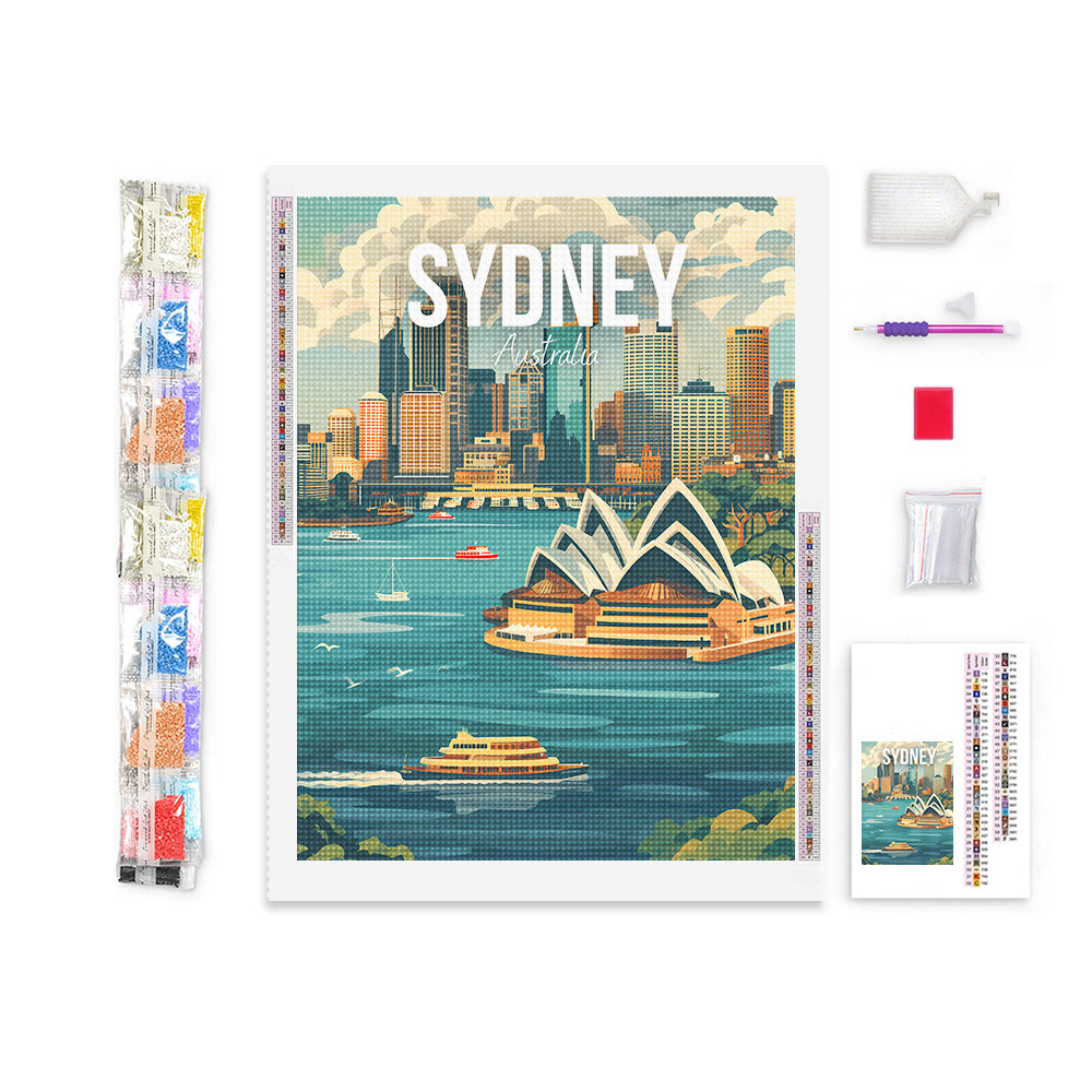 Sydney Australia Cityscape Diamond Painting