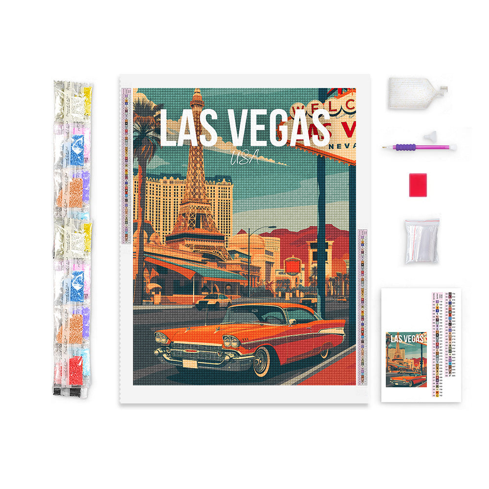 Las Vegas USA Cityscape Diamond Painting