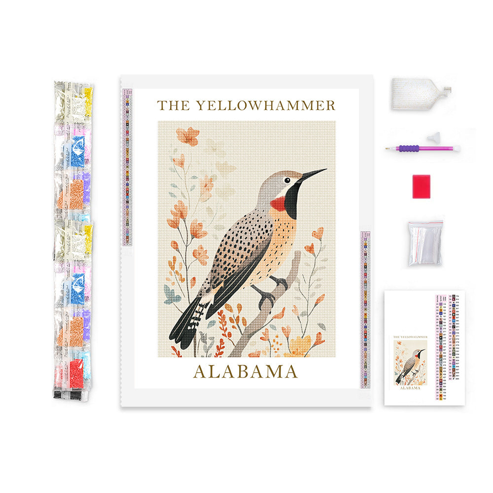 Alabama State Bird Diamond Painting