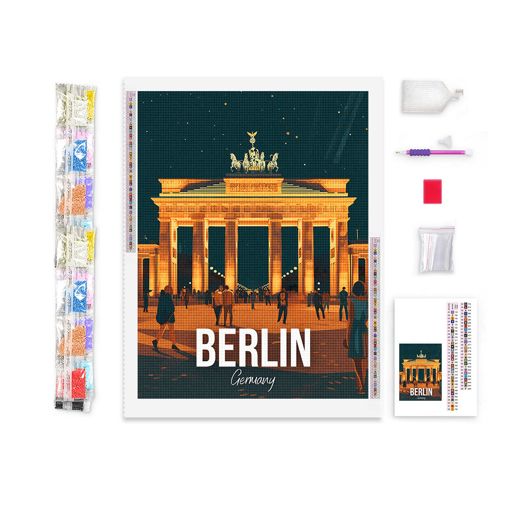 Berlin Germany Cityscape Diamond Painting