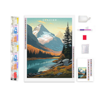 Glacier National Park Diamond Painting