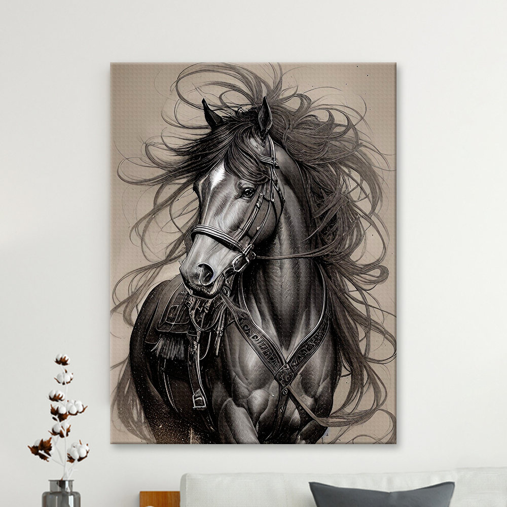 Wonder Hair Horse Diamond Painting