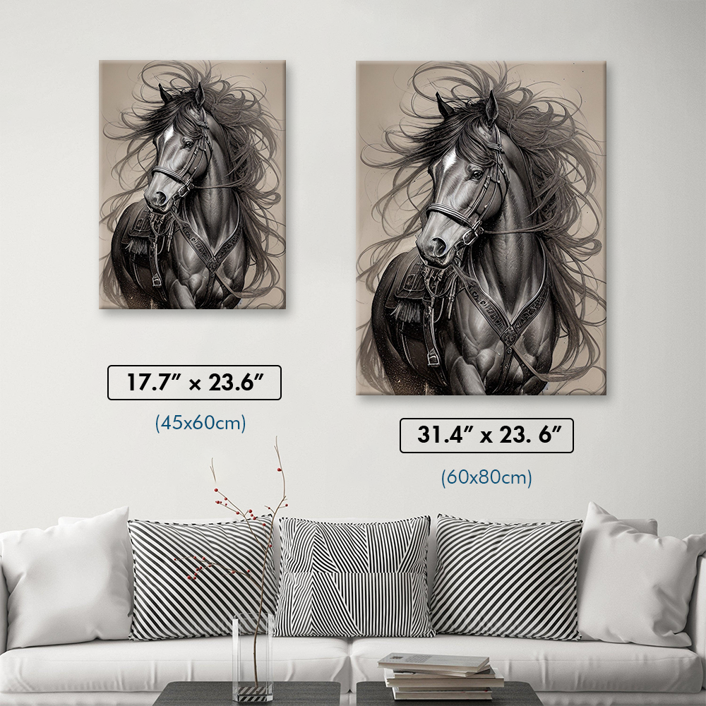 Wonder Hair Horse Diamond Painting