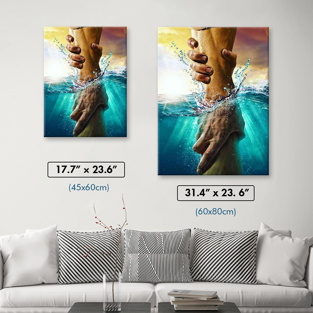 Jesus Saving Hand Diamond Painting