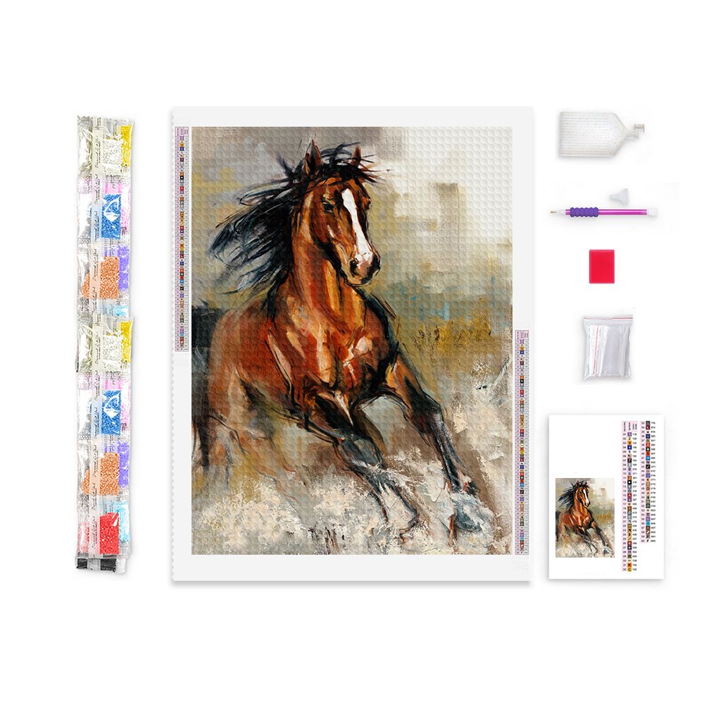 Running Wild Horse Diamond Painting