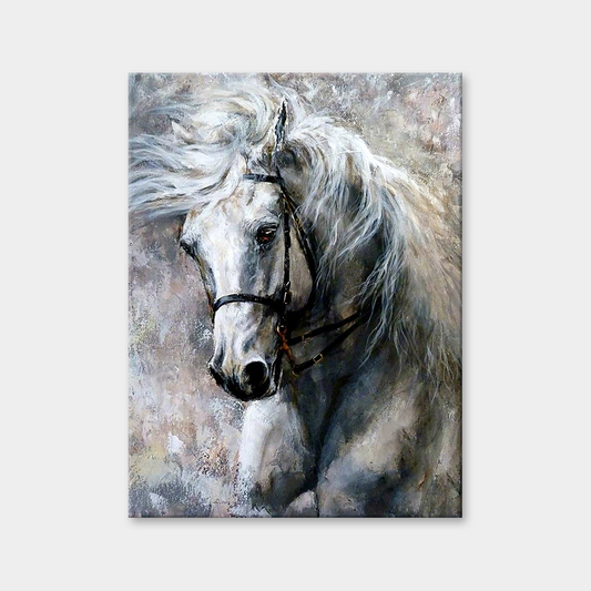 Dreamy White Horse Diamond Painting