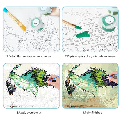 Flowered Wilderness | Paint by Numbers Kit