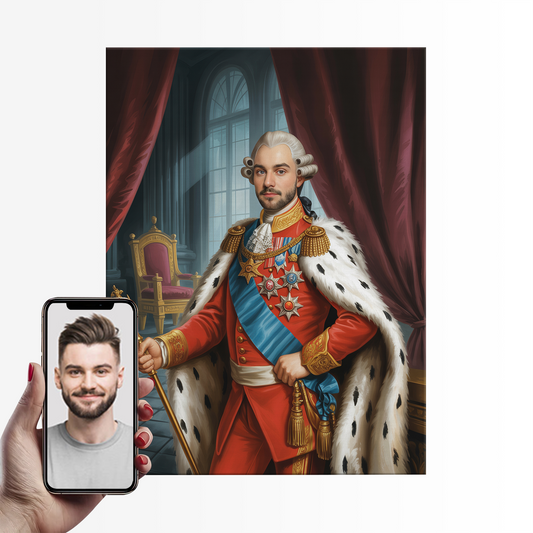 The Royal King|Custom Paint by Numbers Kit