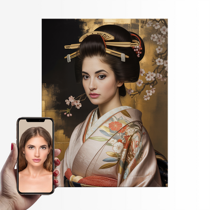 Japan Princess|Custom Paint by Numbers Kit