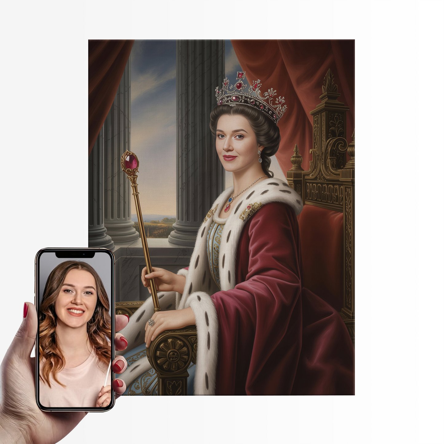 A Majestic Queen|Custom Paint by Numbers Kit