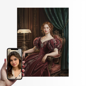 The Ruby Queen|Custom Paint by Numbers Kit