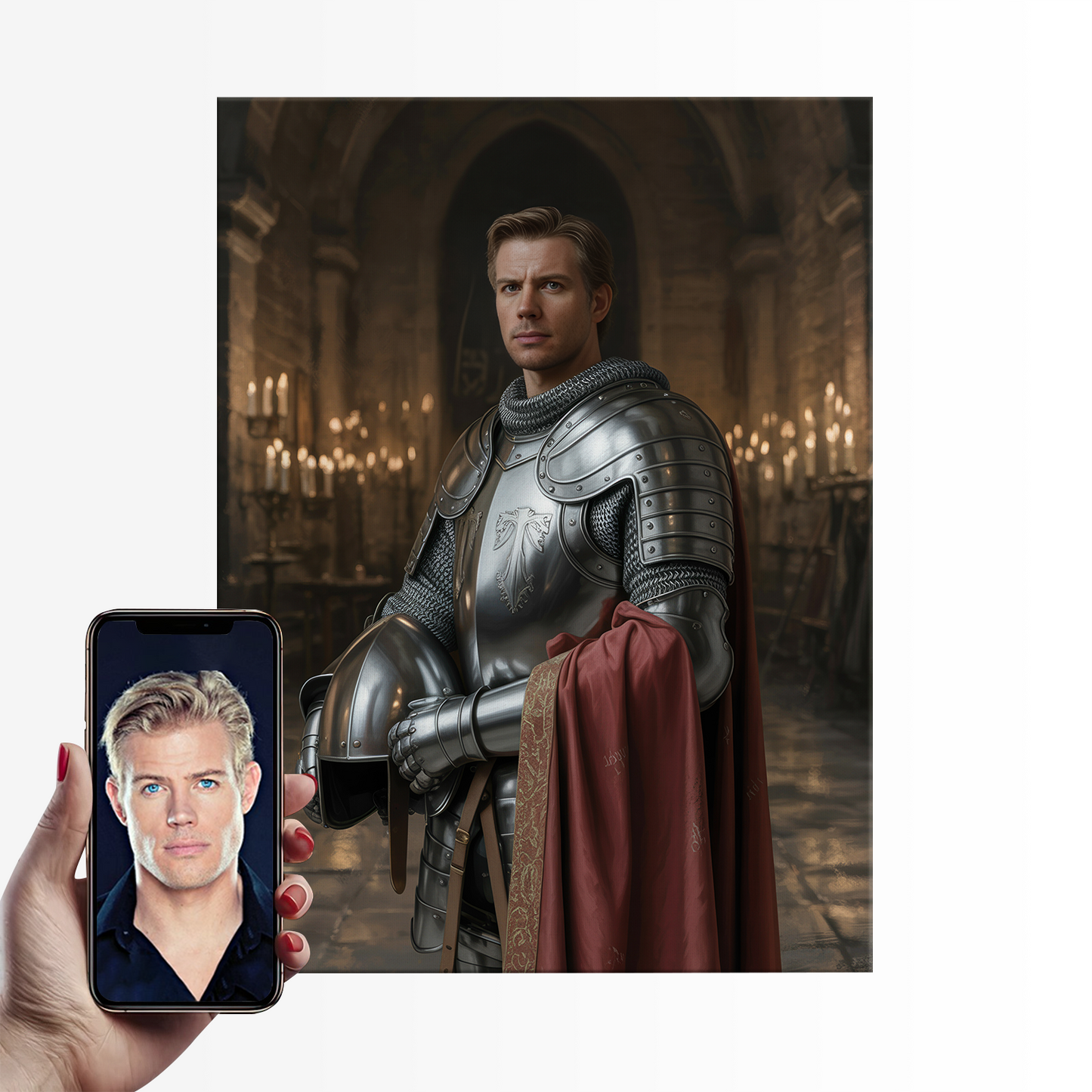 Knight in Armor|Custom Paint by Numbers Kit