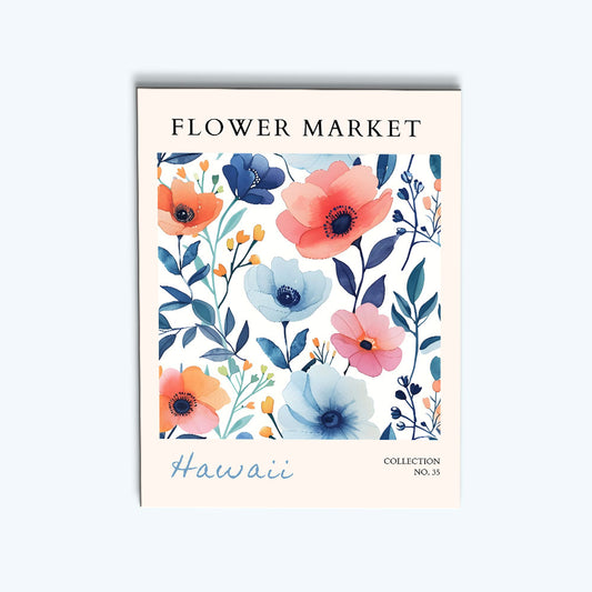 Hawaii Flower Market | Paint by Numbers Kit