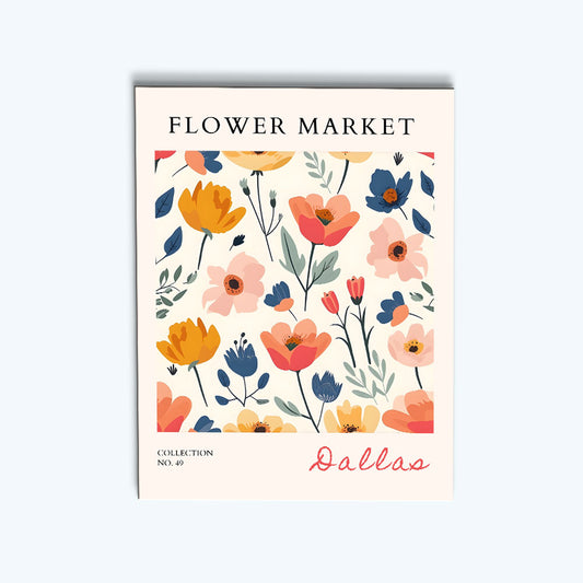 Dallas Flower Market | Paint by Numbers Kit