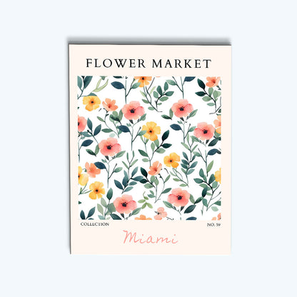 Miami Flower Market | Paint by Numbers Kit