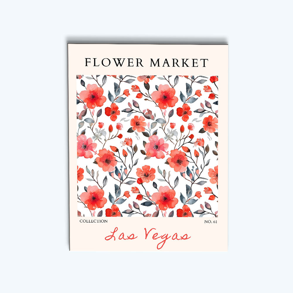 Las Vegas Flower Market | Paint by Numbers Kit