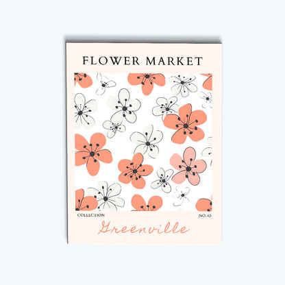 Greenville Flower Market | Paint by Numbers Kit